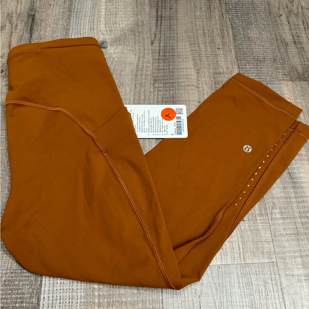 Lululemon Swift Speed High-Rise crop 21" Butternut Brown size 6